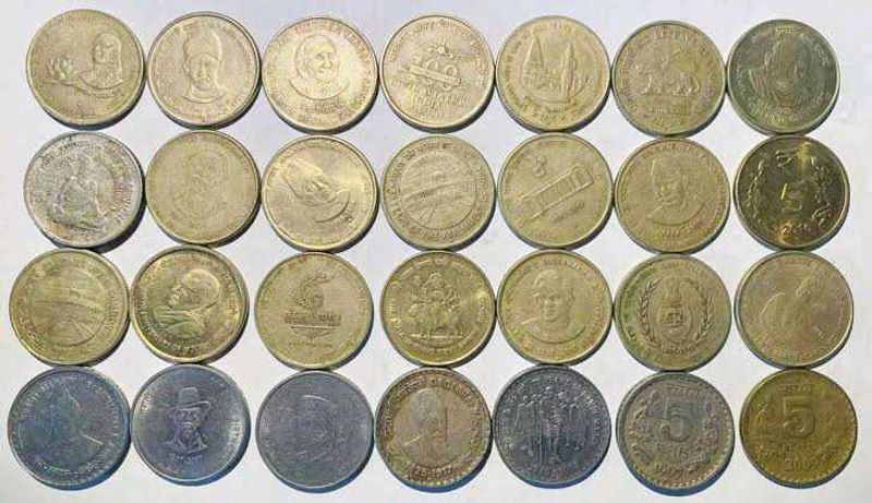 🤯👉5 Rupees Commrative Rare Coins💹