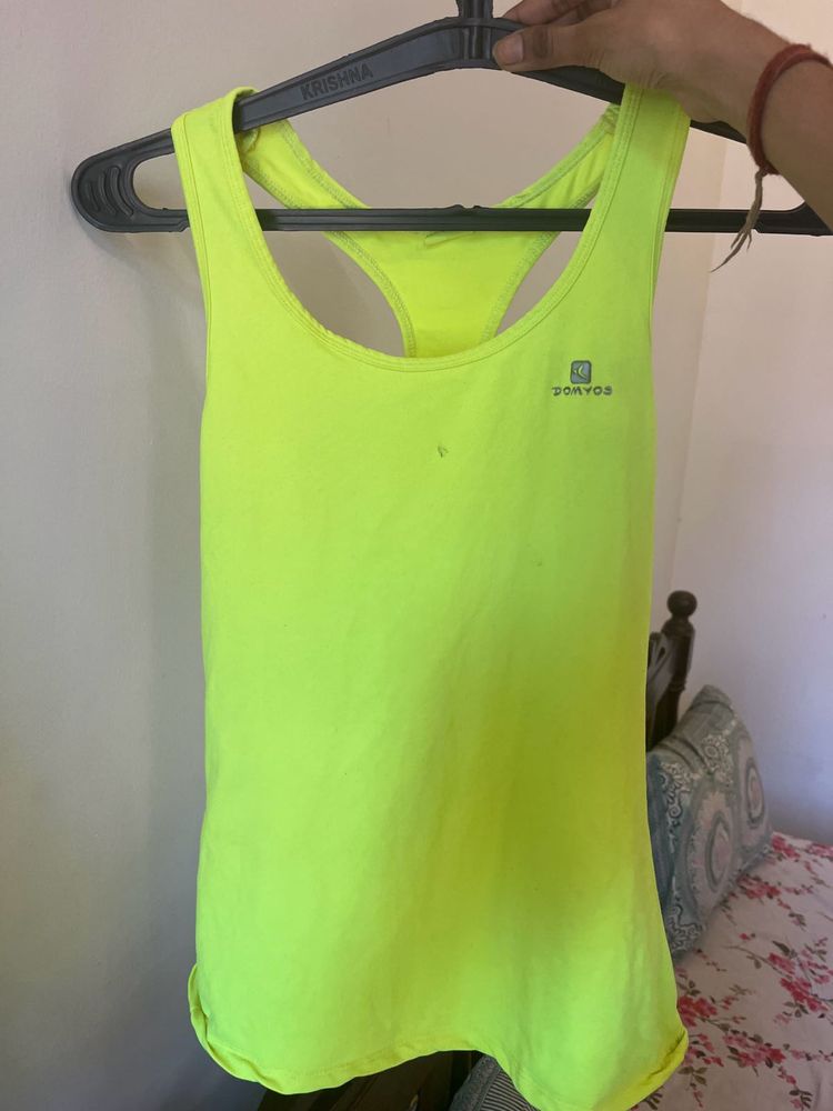 Domyos Yellow Tank Top