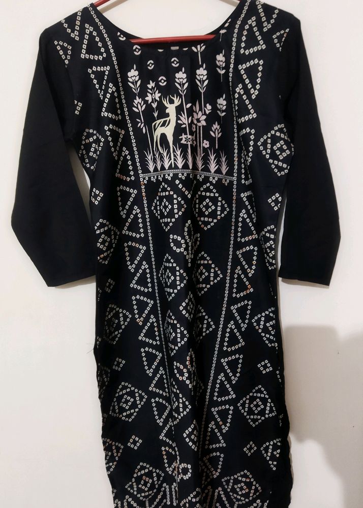 Printed Straight Kurta