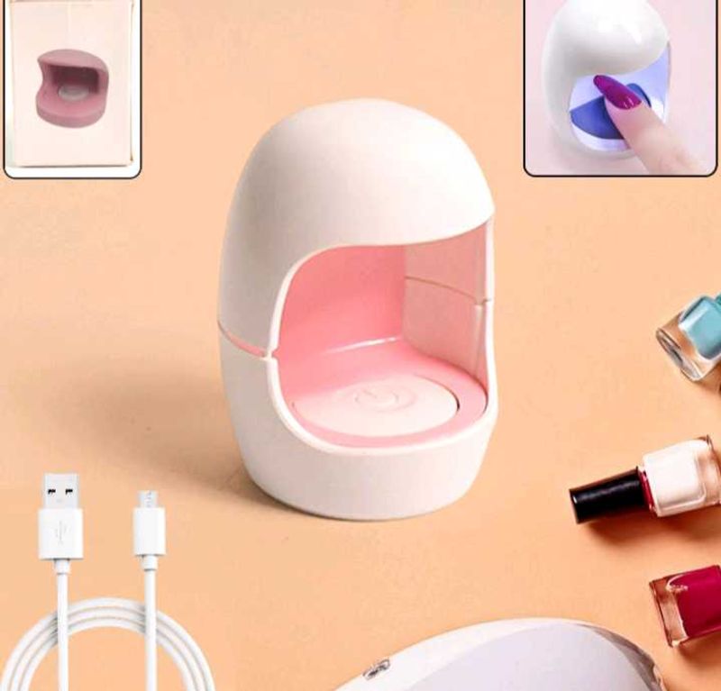 Plug-In Led Nail Dryer For Quick Gel Polish Drye