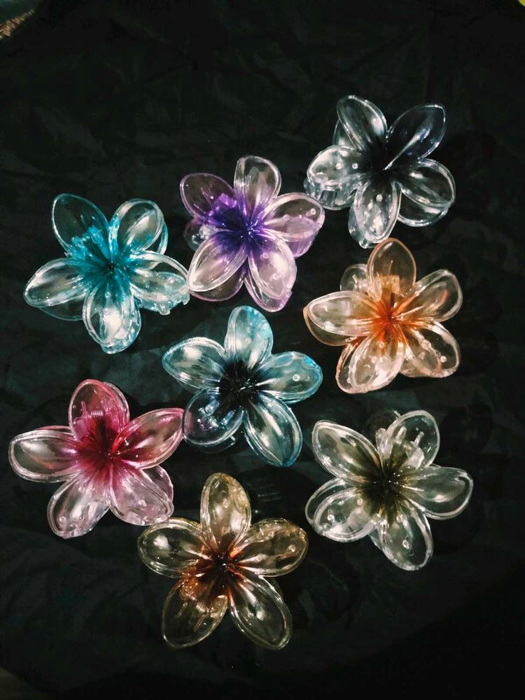 Flower Hair Clips  (Single Unit)