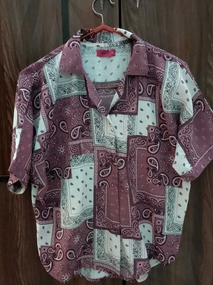 Patterned Casual Shirt
