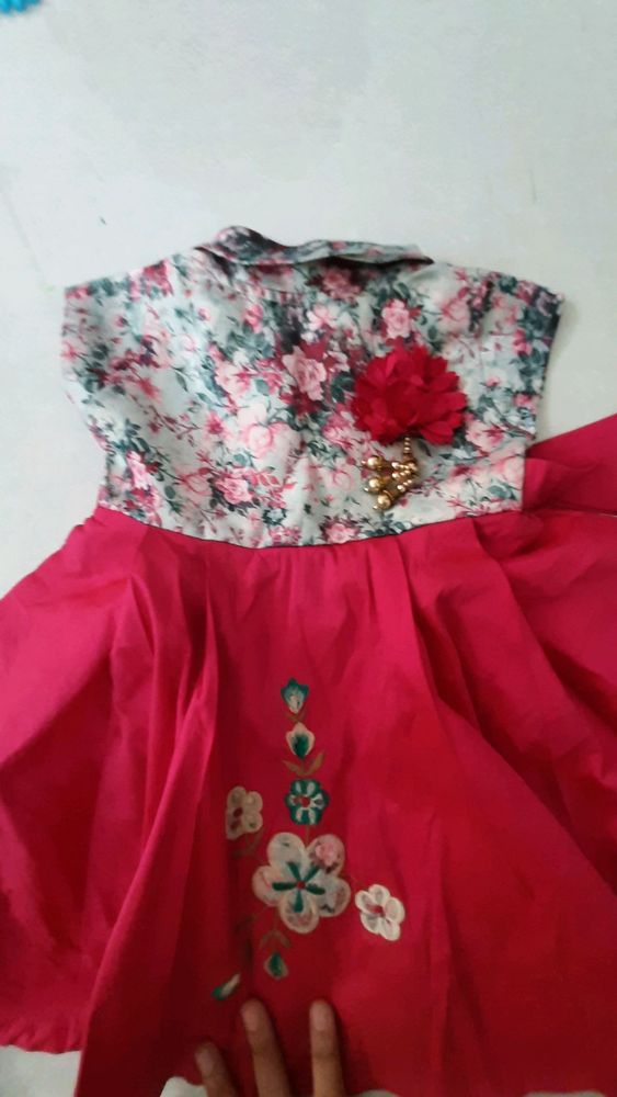 small deep pink dress