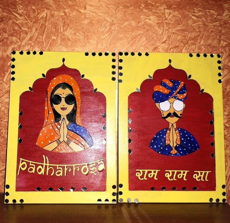 Rajasthani Welcome Plaques