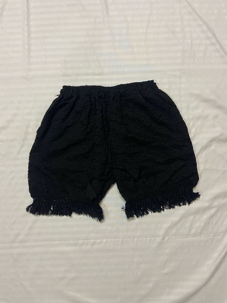 Fringe Detail Shorts