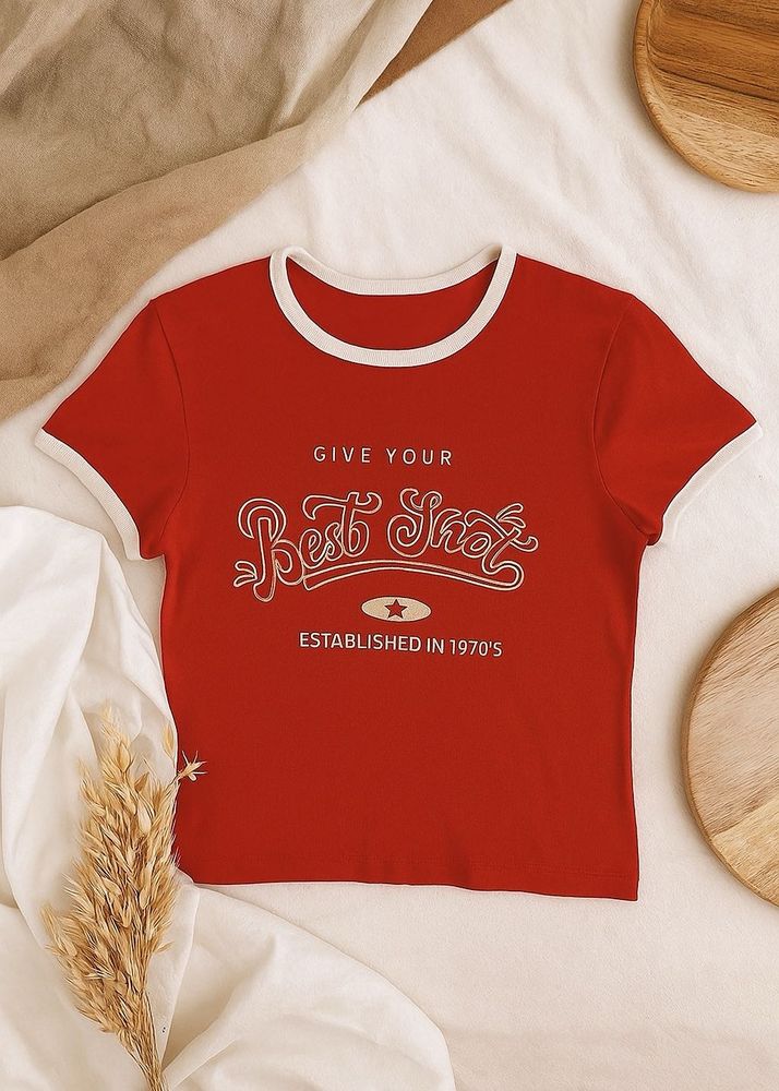 Retro Red Graphic Tee