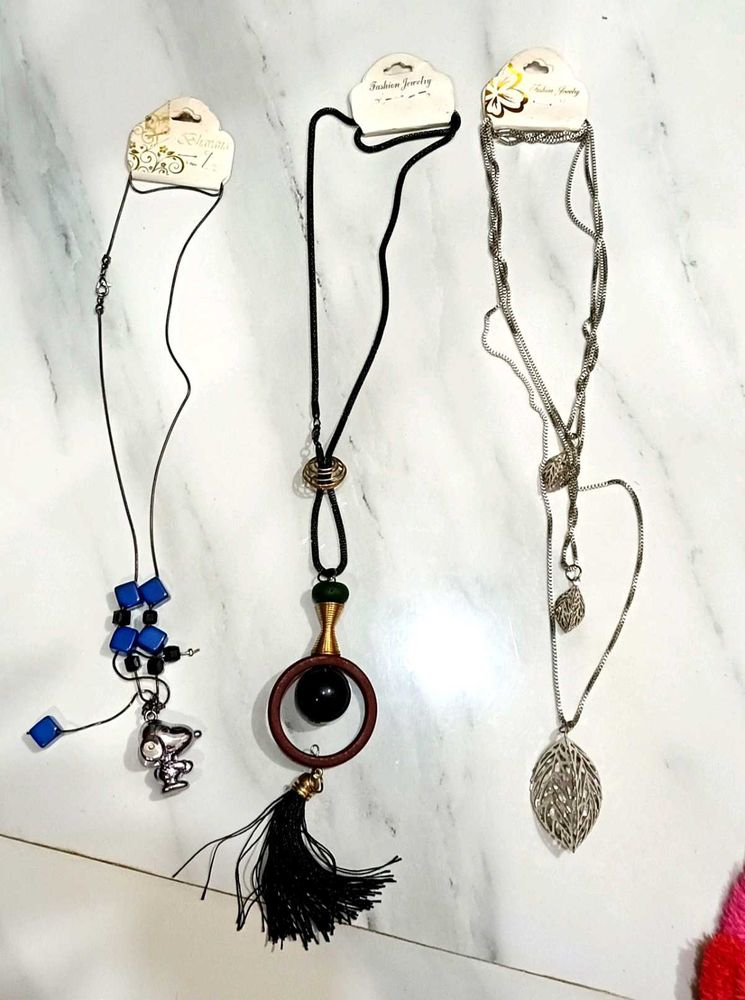 Premium Trendy Necklace Set of 3, Brand New Unused