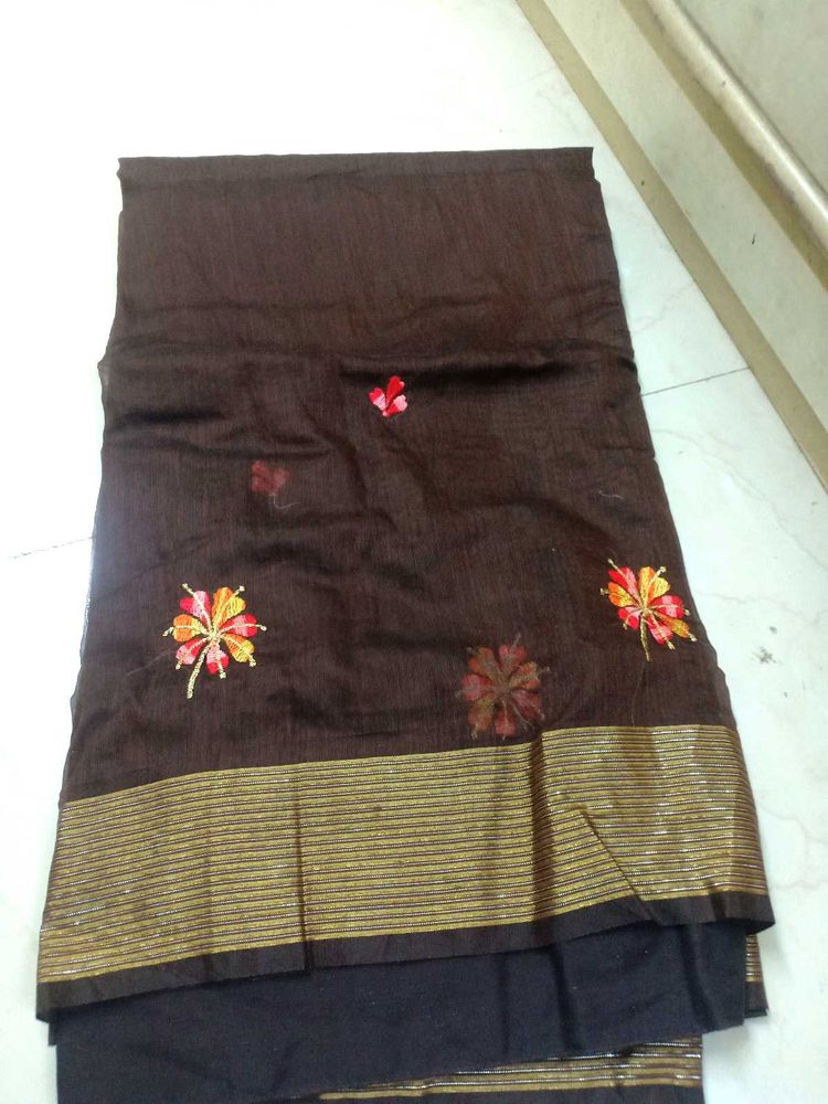 Beautiful Brown saree