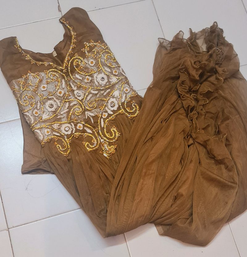 Floor Length Frock Pack Of 2