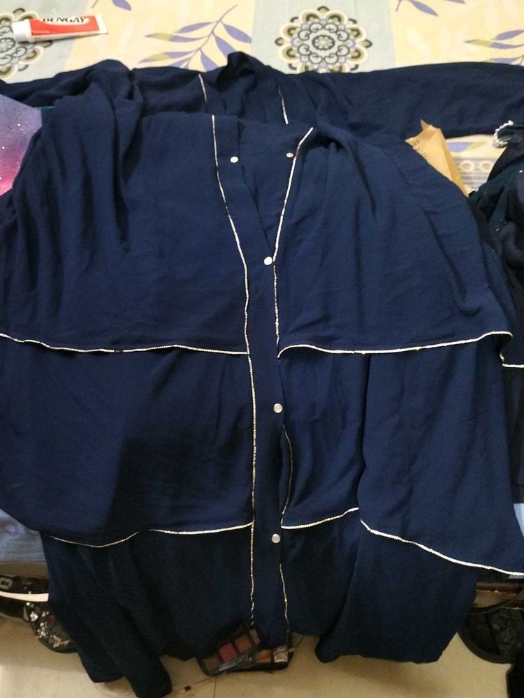 Navy Blue Abaya