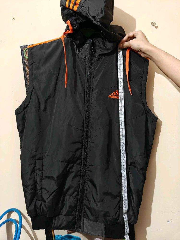 Adidas Black &amp; Orange Hoodie