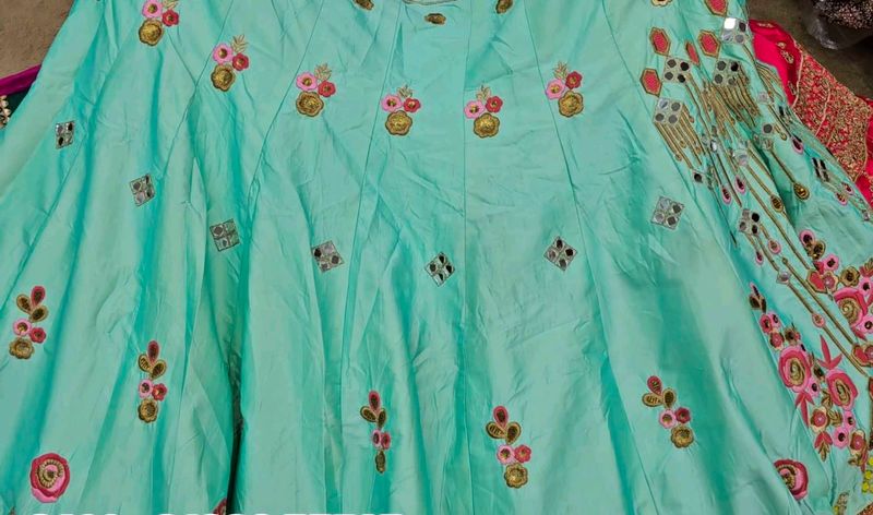 Very Heavy Designer Mirror Work Lehenga Choli