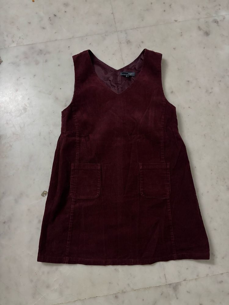 Corduroy Mini Dress