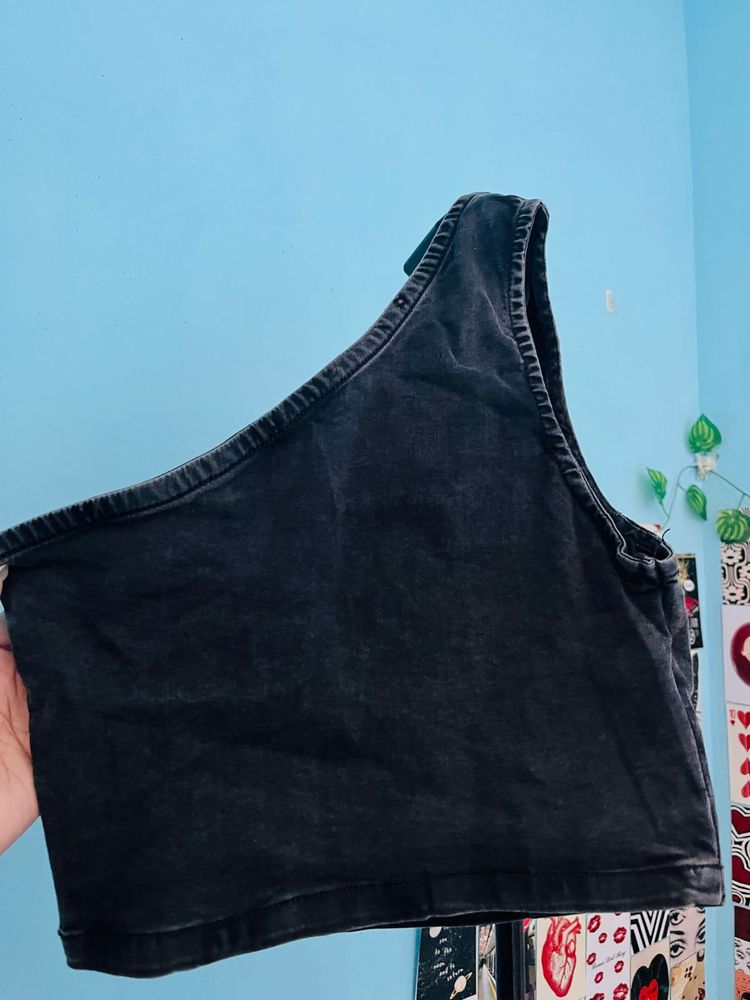 Trendy One Shoulder Top