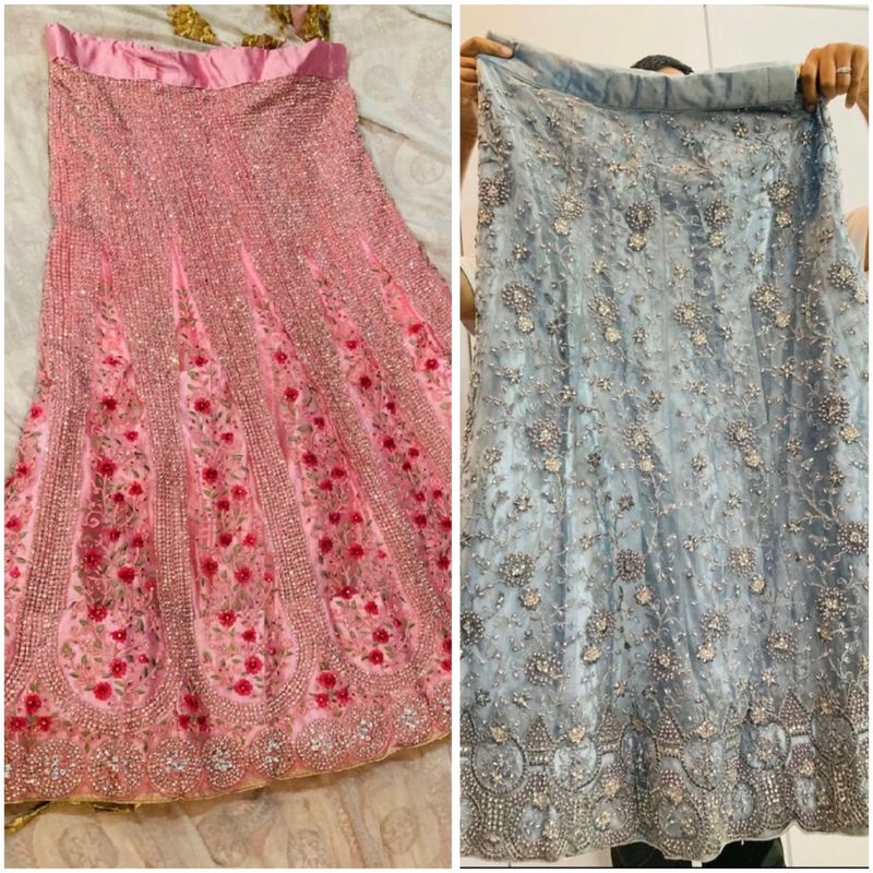 😍Bridal Lehnga Set + Free Saari Gif