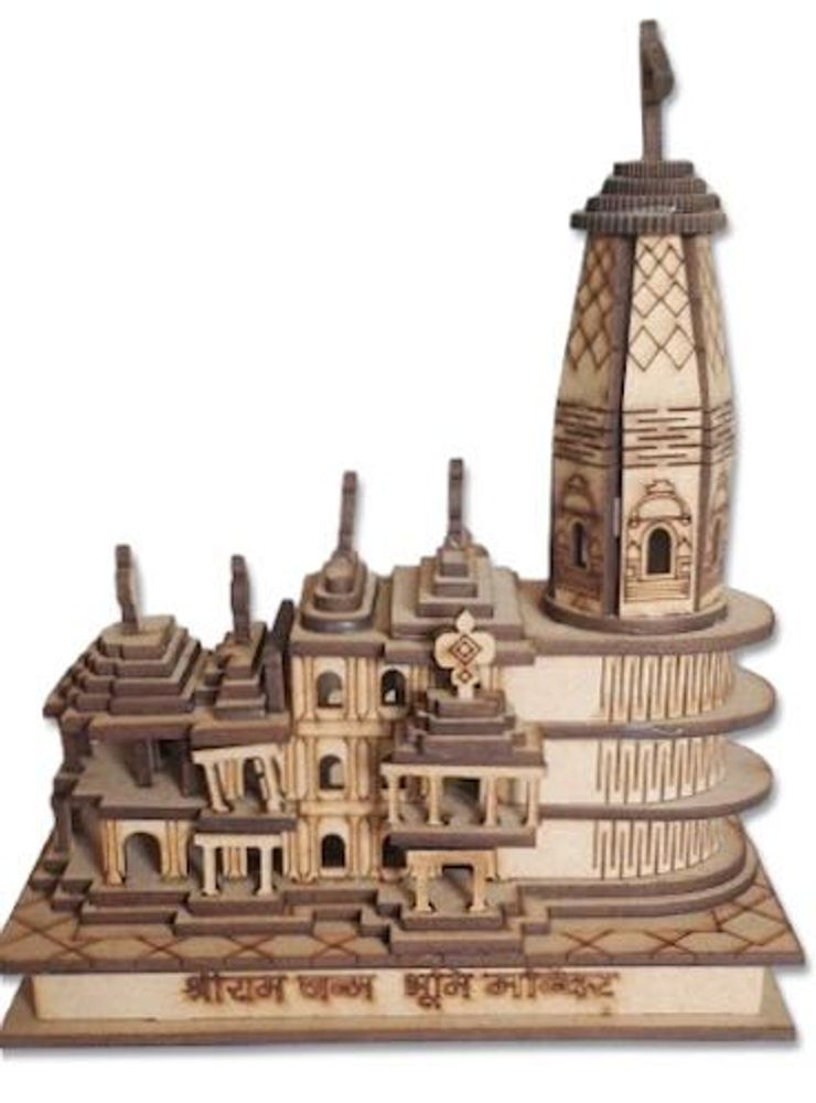 Ayodhya Ram Mandir Wooden Model