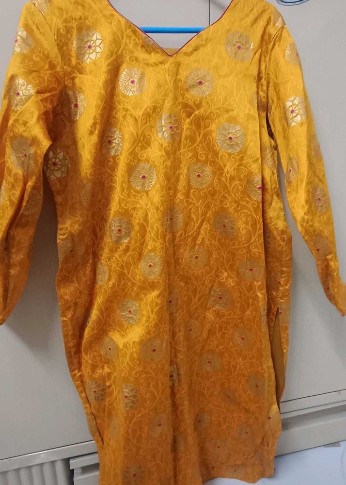3 PIECE SUIT Beautiful Mustard Haldi Color ✨