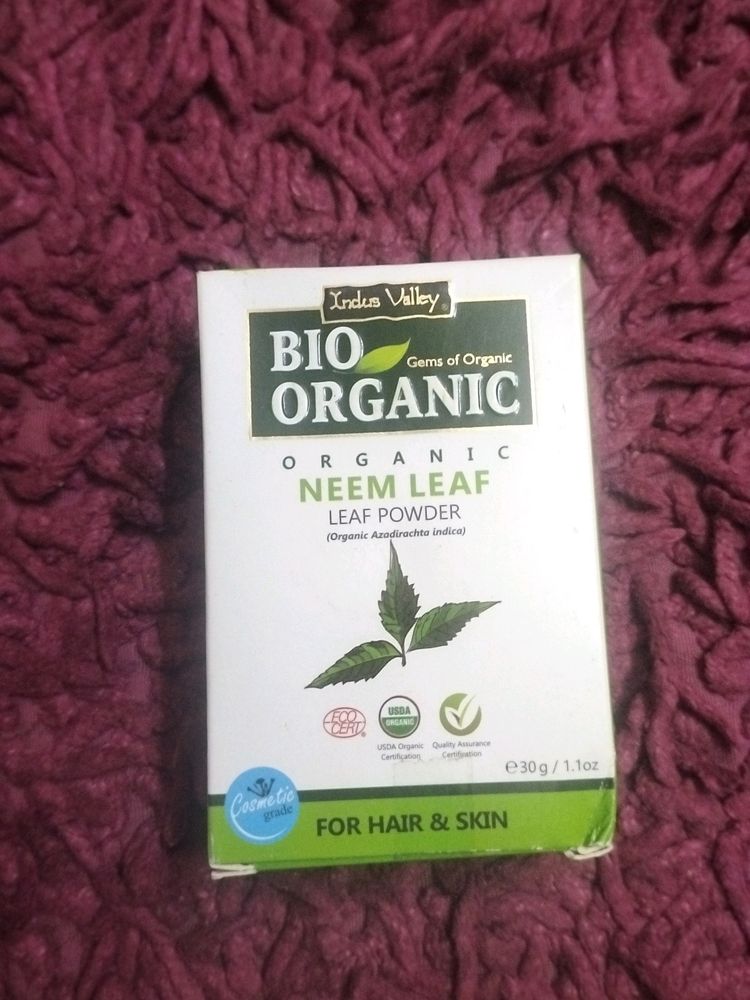 Sealed Packed Of Bio Organic Neem Leaf Powder 30g