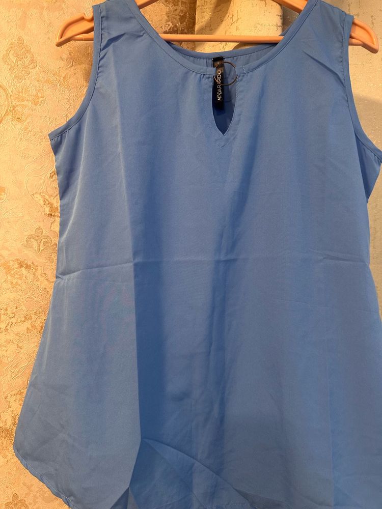 Trendy Blue Top, Bust- 34