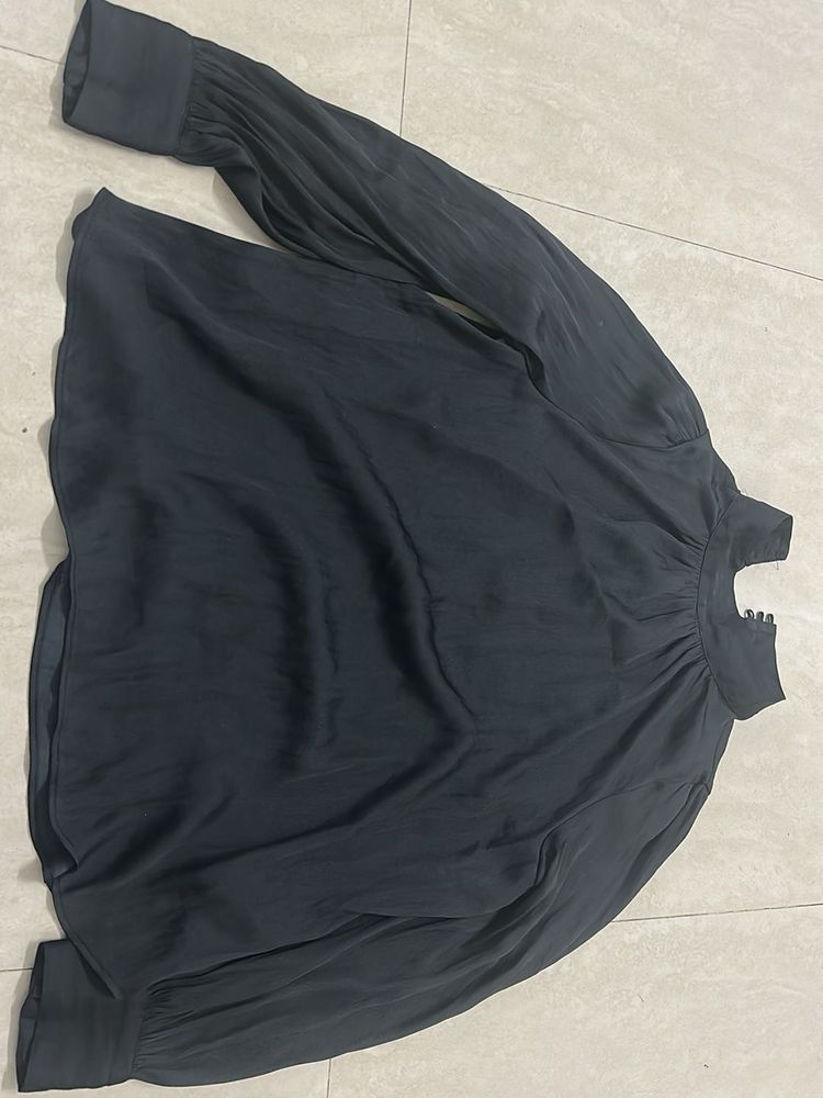 Elegant Black Long Sleeve Top