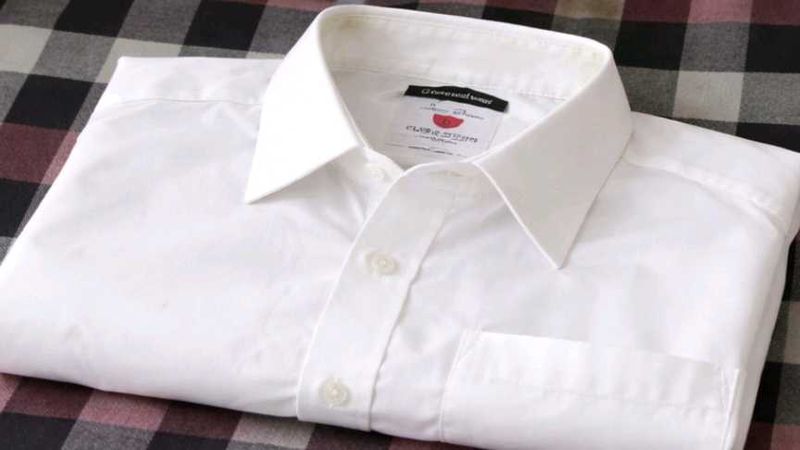 Men's White Button-Down Shirt