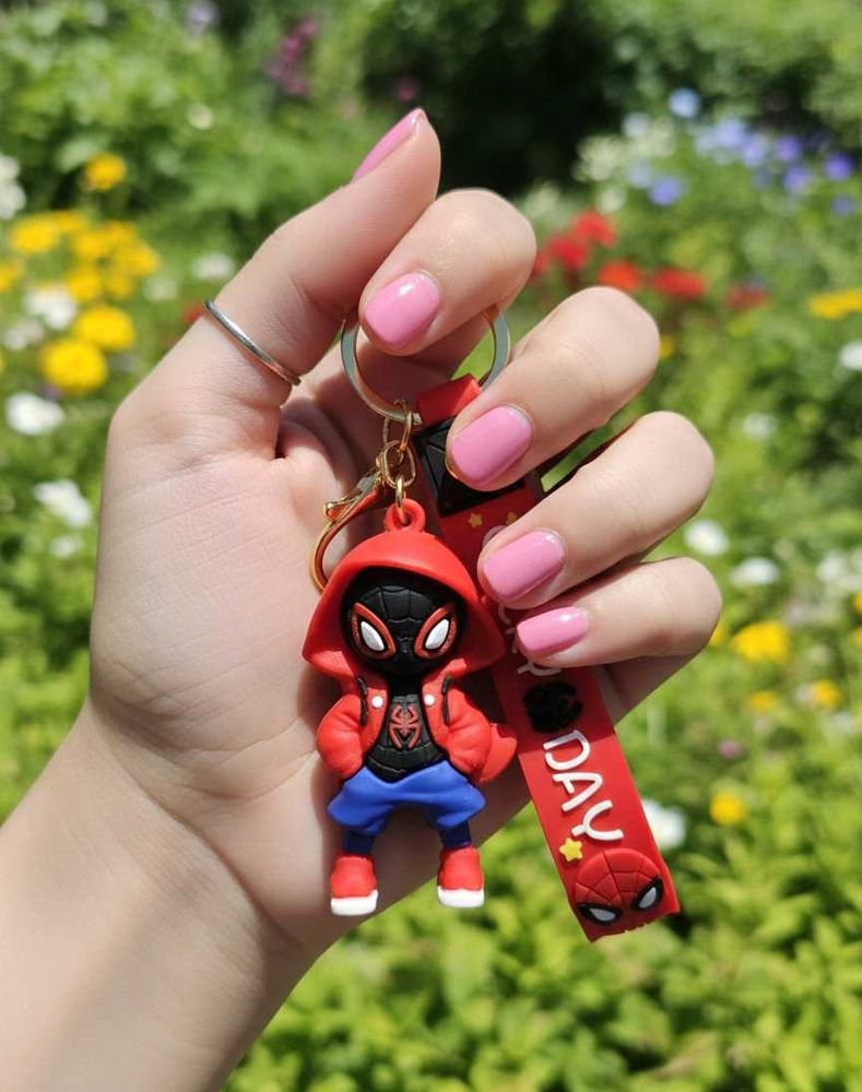 New Spiderman 3D Premium Keychain / Bag charm