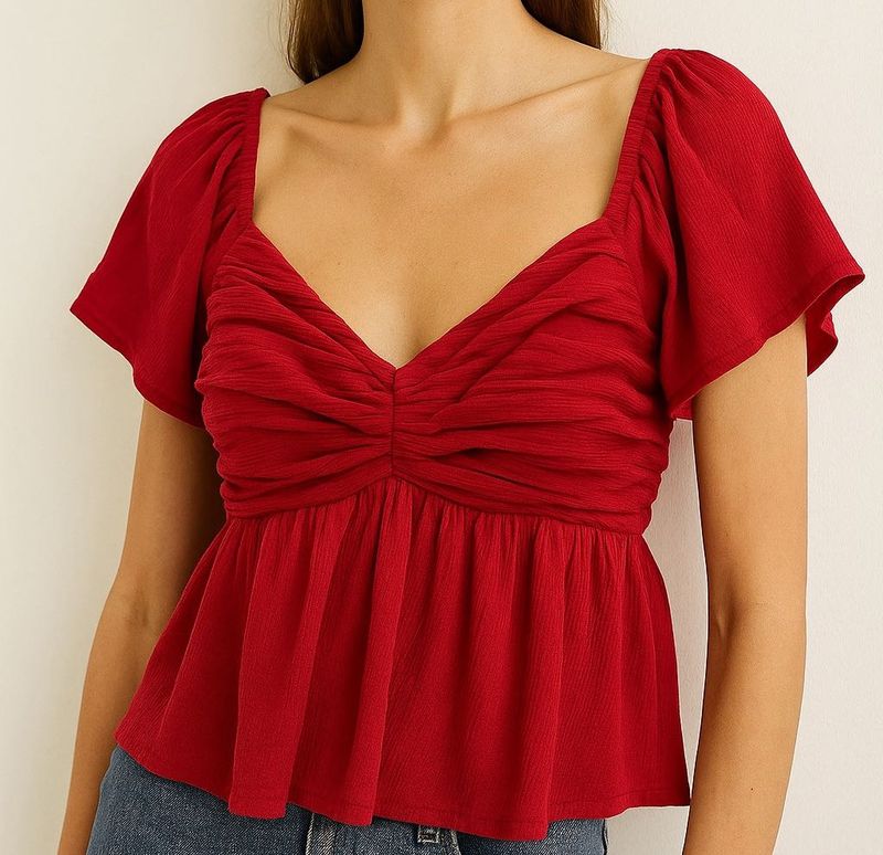 Red Hollister Top