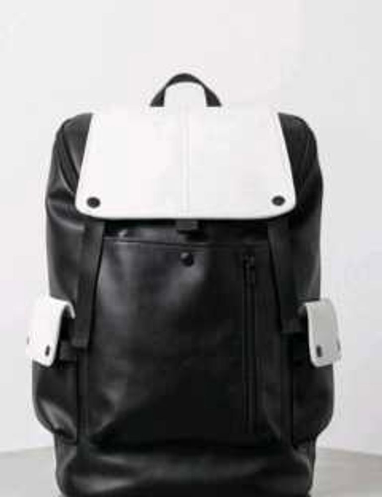Stylish Black &amp; White Backpack