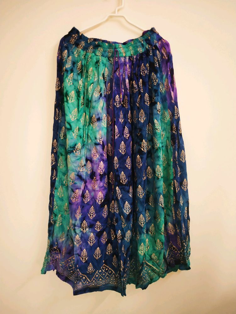 Multicolored Long Skirt