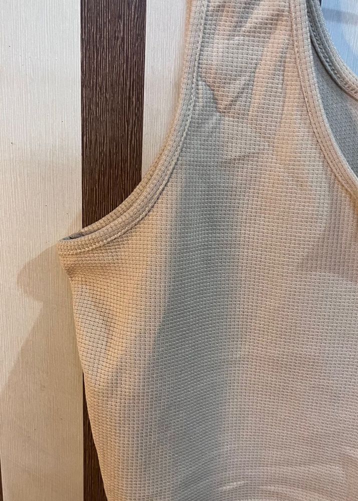 Beige Tank Top