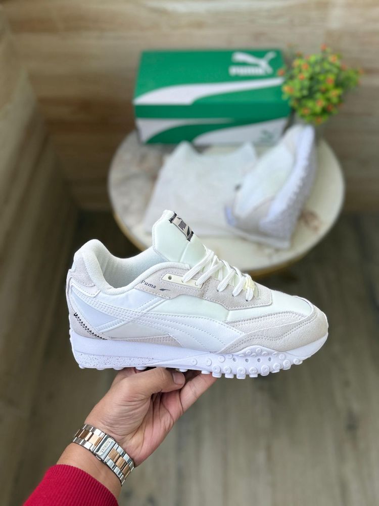 PUMA BLACKTOP WHITE GREY