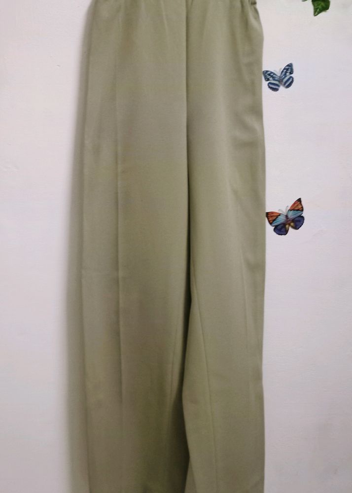 Neu World | Aesthetic Olive Green Trousers