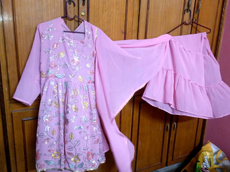 GORGEOUS PINK DRESS SET