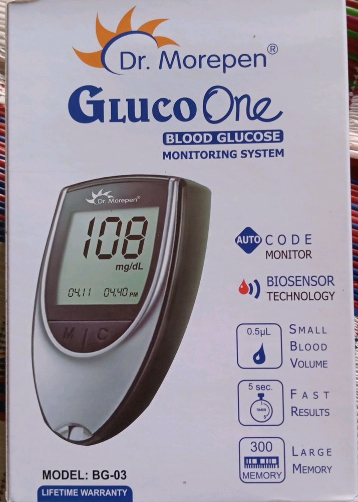 I am Selling Dr.Morepen&#39;s Most Trusted Gluco Meter
