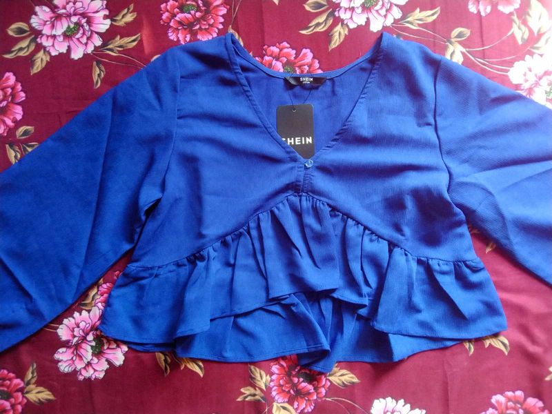 Shein loose crop top