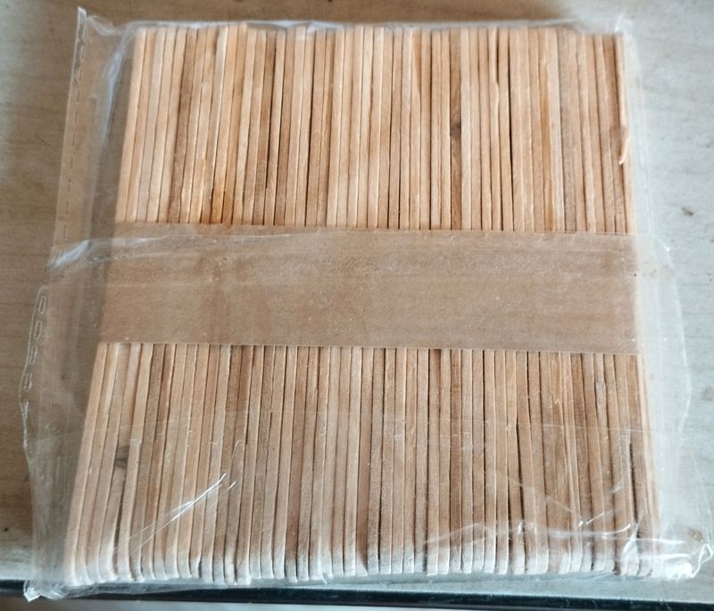 Wooden 50 Pcs Icecream Sticks