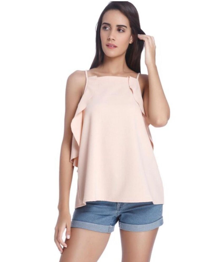 Sleeveless Halter Neck Ruffle Vero Moda Top