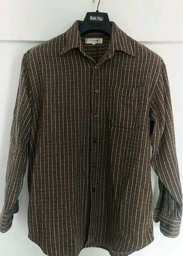 Striped Brown Shirt