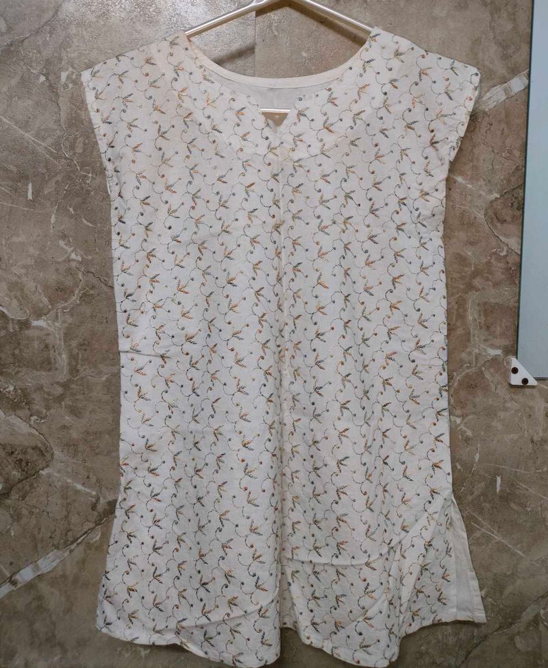 White short kurti top