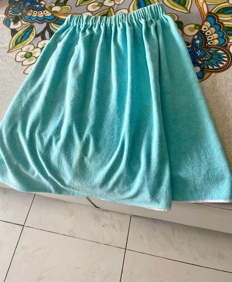 Blue Towel body wrap