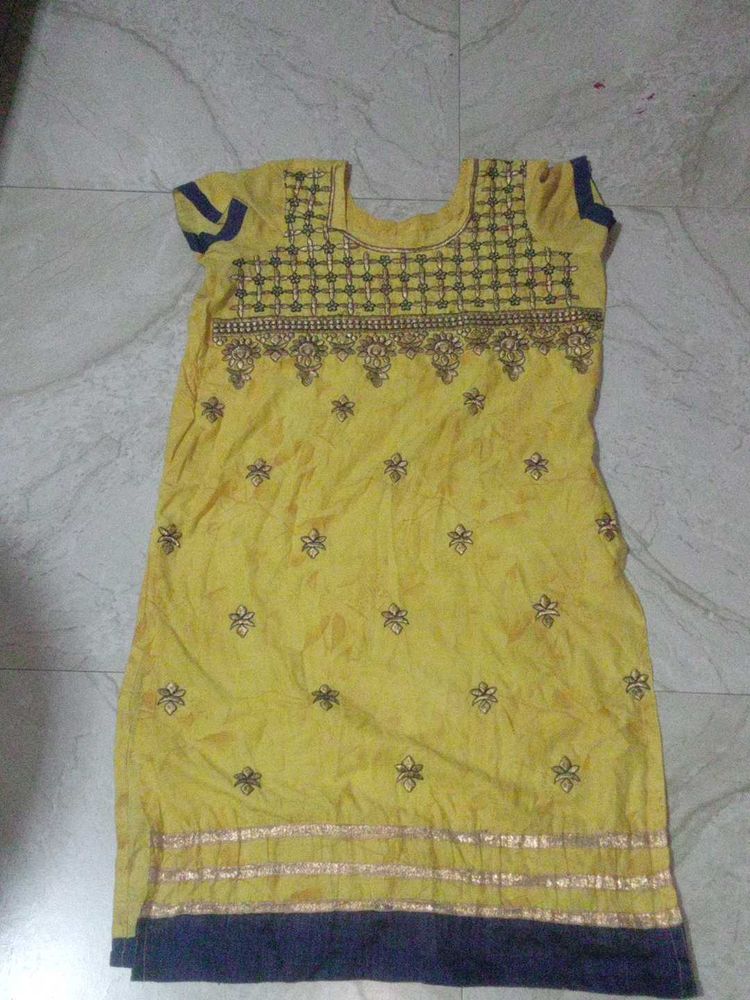 Beautiful Kurta And Patiyala