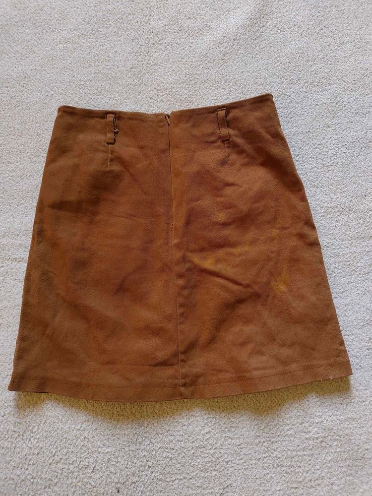 Brown Skort