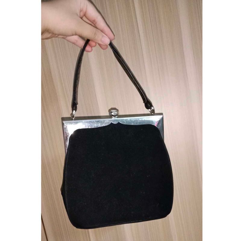 Vintage Black Clutch