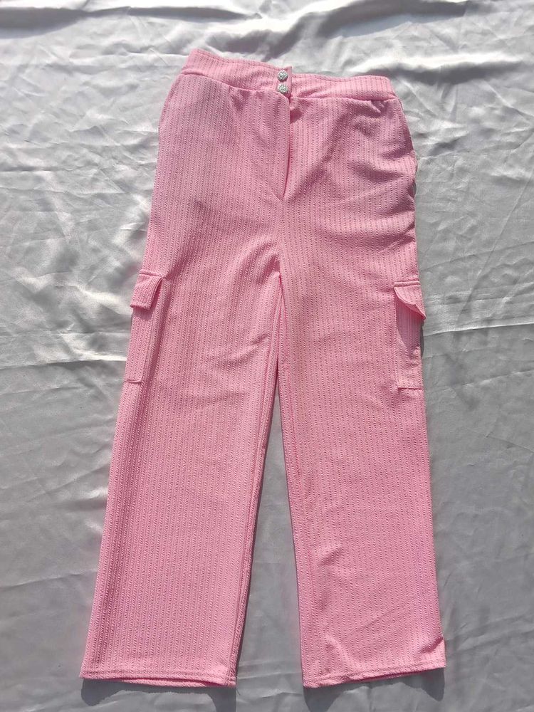 Pink Cargo Pants