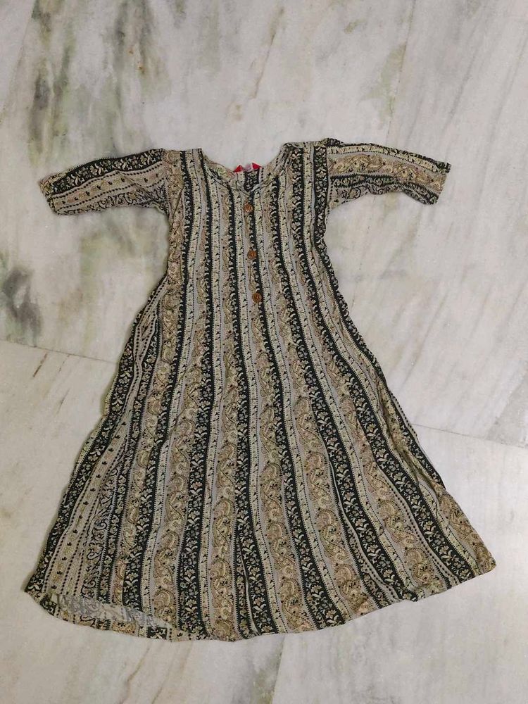 Striped Ethnic Dress