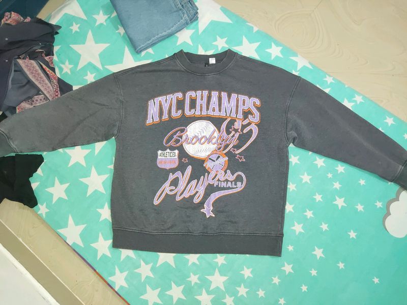 Cool Oversized Cartoon Sweatshirt