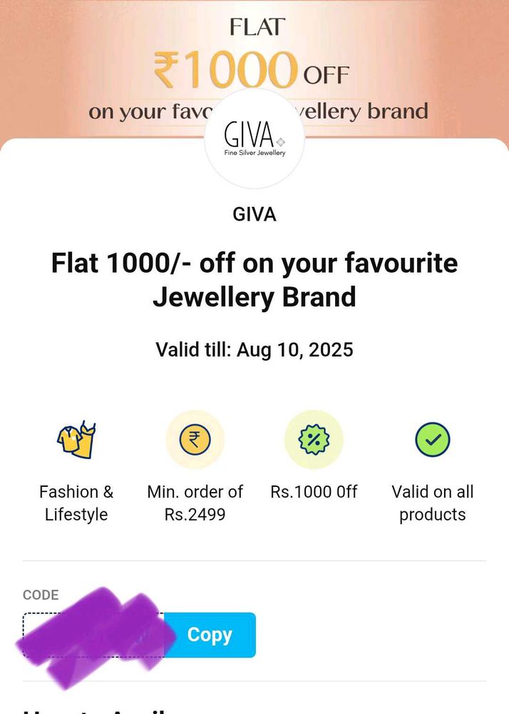 Giva Coupon Code