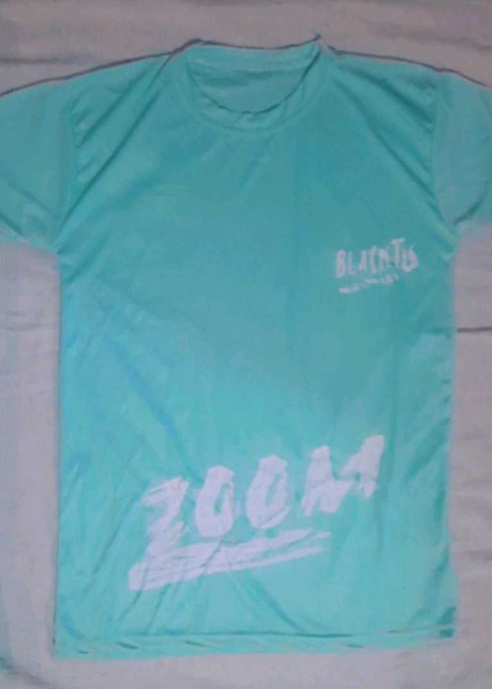 Teal &#34;Zoom&#34; Graphic T-Shirt