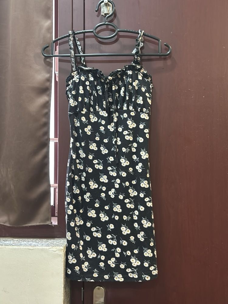 Floral Print Mini Dress