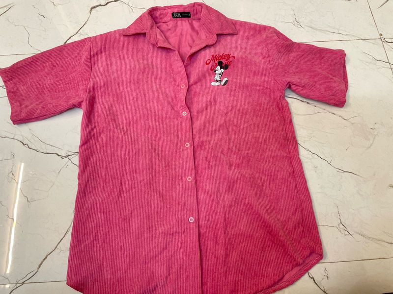 zara graphic shirt